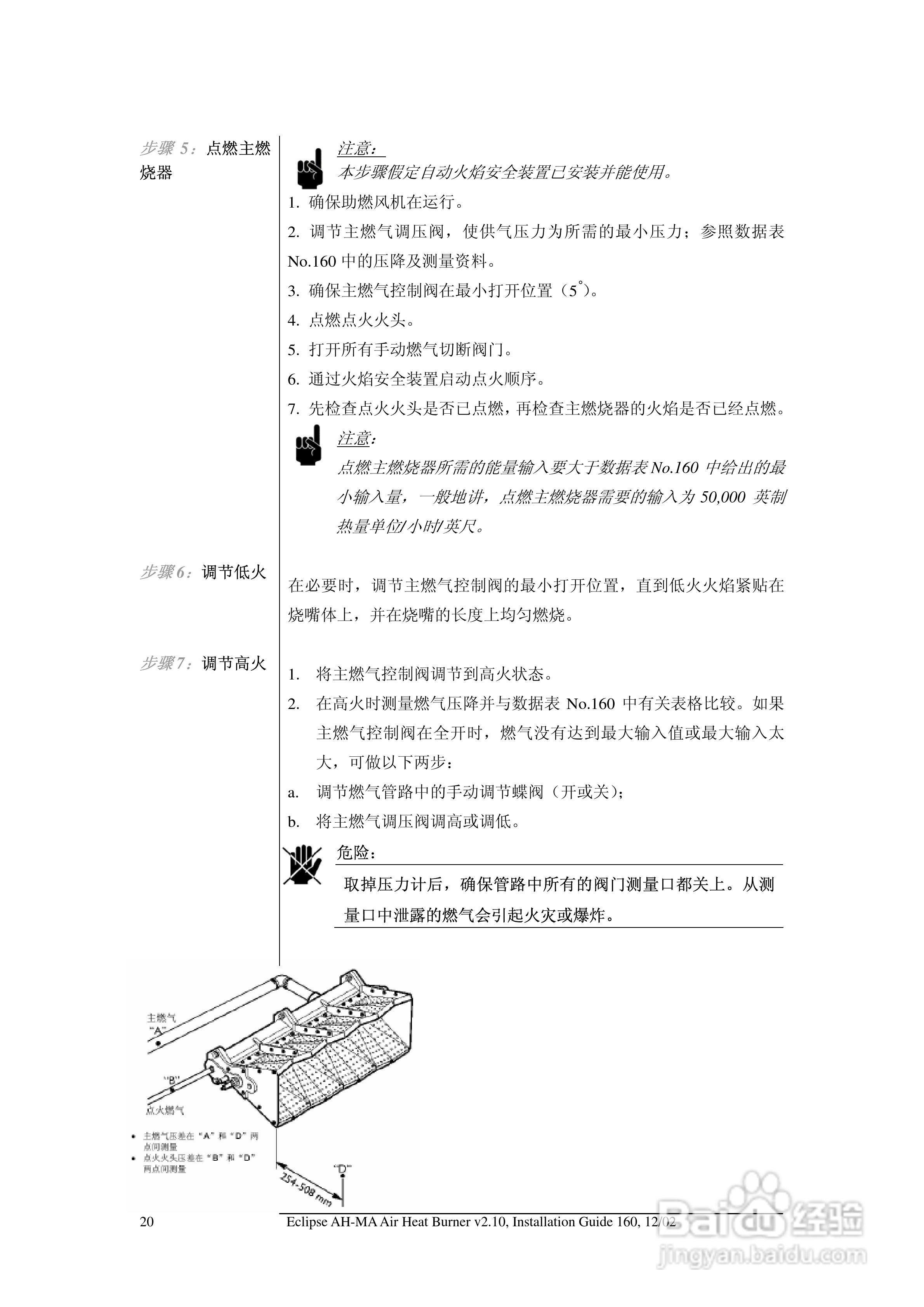 ECLIPSE AirHeat燃烧器AH-MA系列安装说明书:[2]