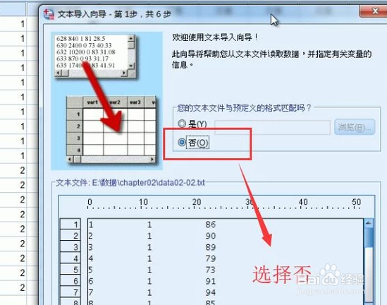 如何在SPSS中导入txt文本数据