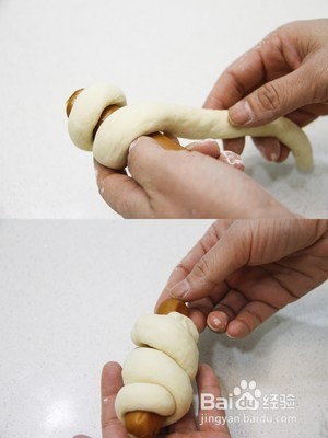 肠仔面包卷的做法