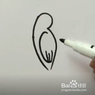 教你怎样用3简笔画小鸟