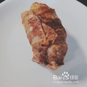 在家制作美味的芝士肉卷