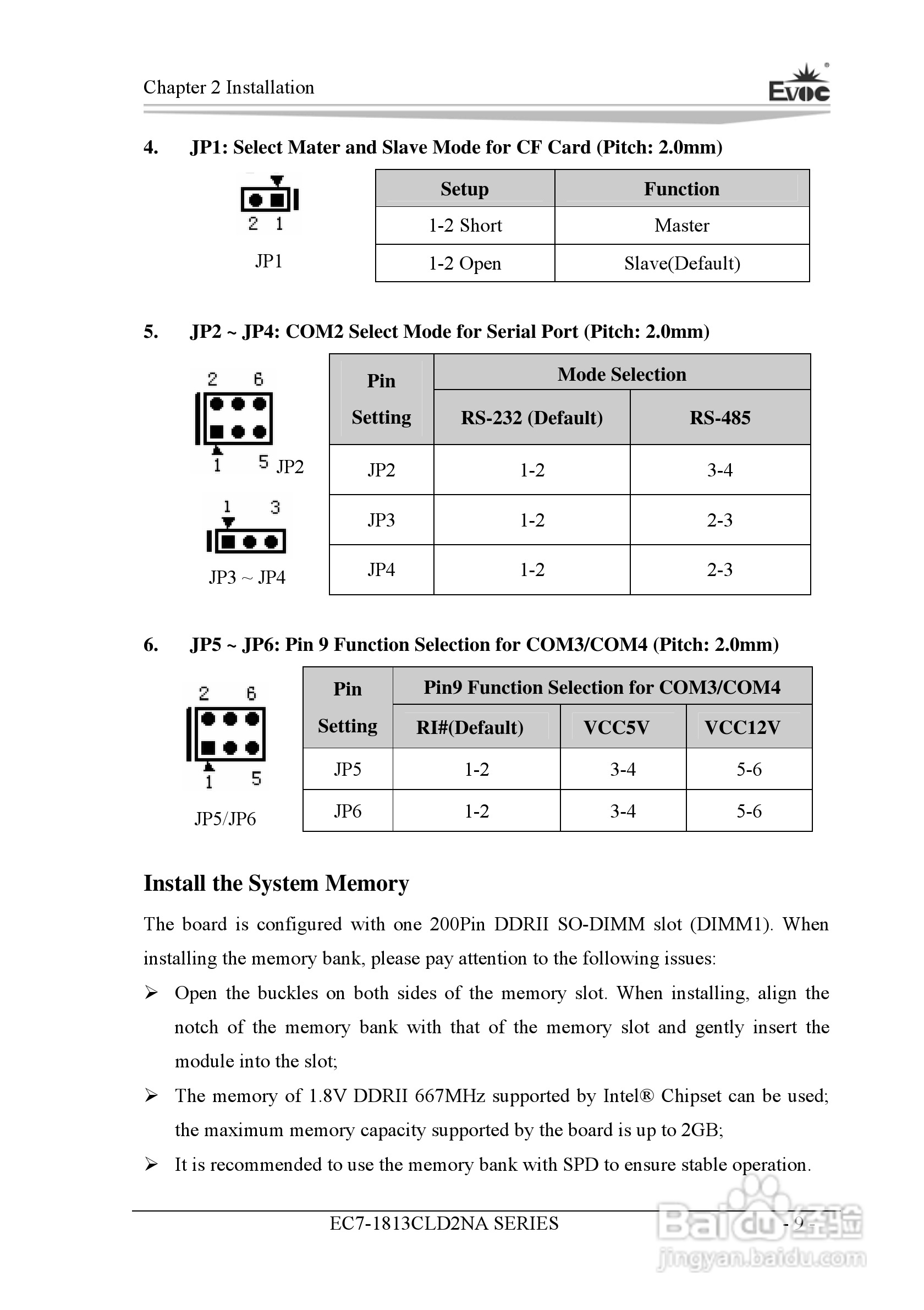 研祥Mini-ITX主板EC7-1813CLD2NA说明书:[8]