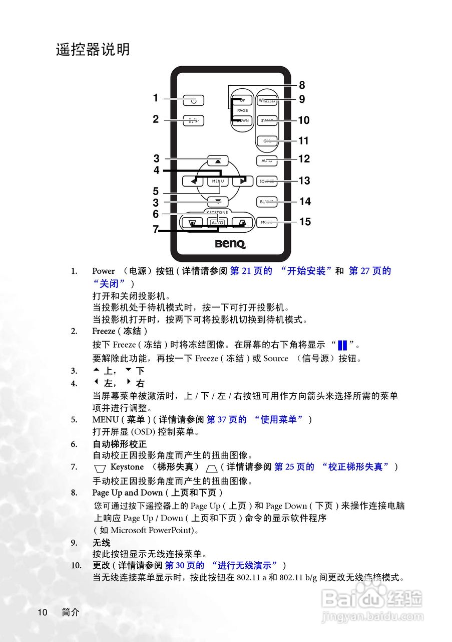 明基CP125投影仪使用说明书:[2]
