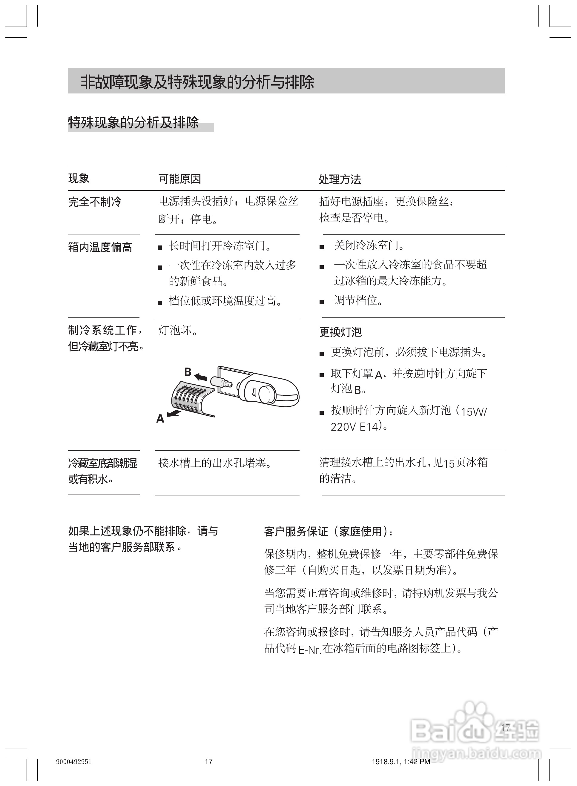 西门子KK25V11BRW电冰箱使用说明书:[2]