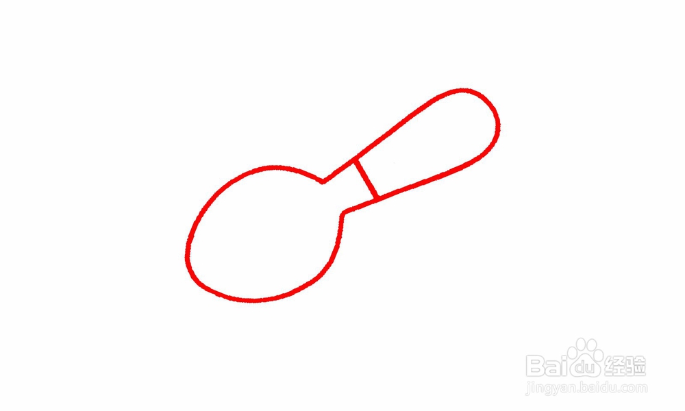 简笔画勺子怎么画