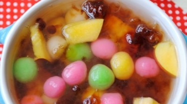 桃胶圆子羹的做法