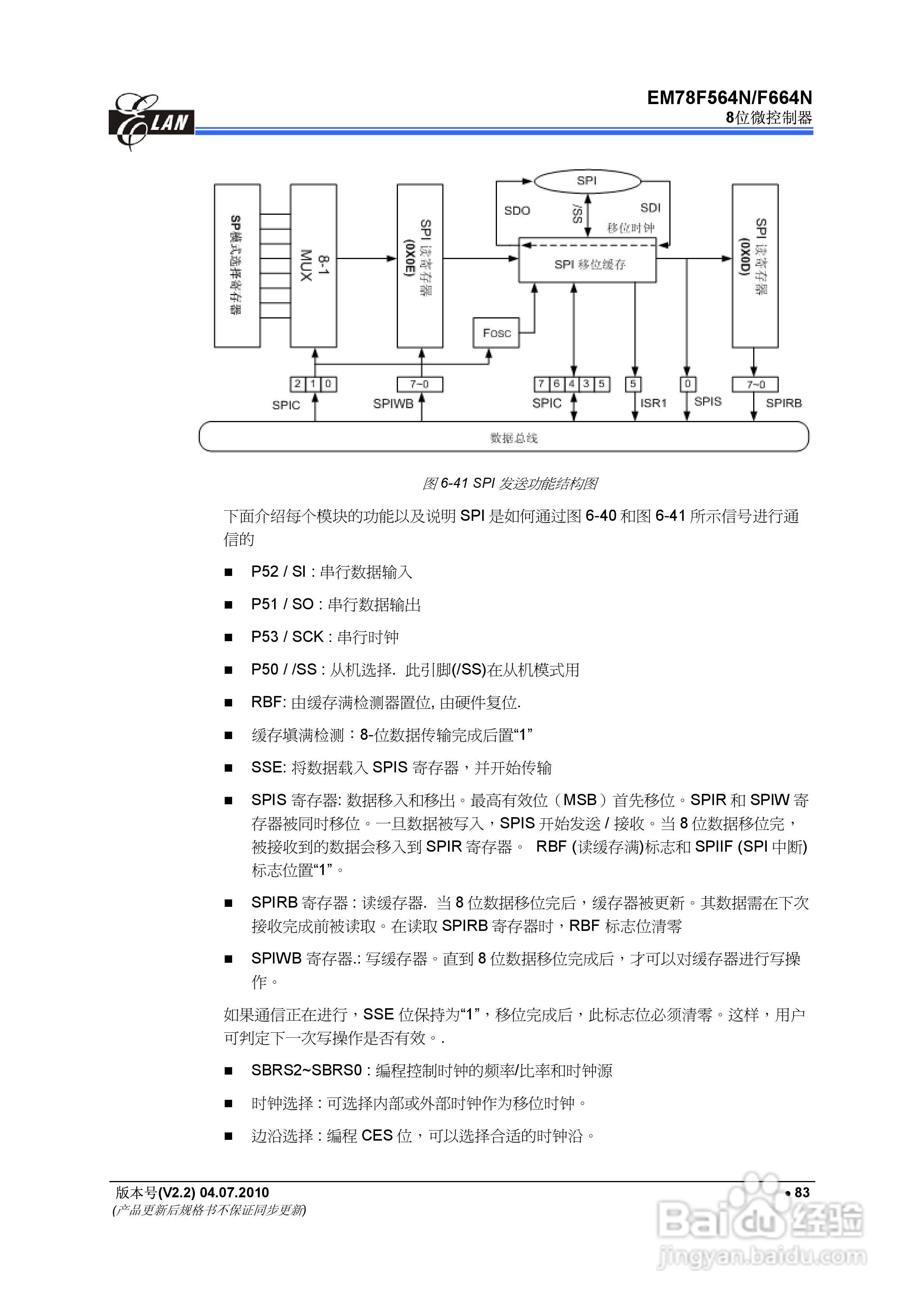 EM78F564N/F664N 8位微控制器说明书:[10]