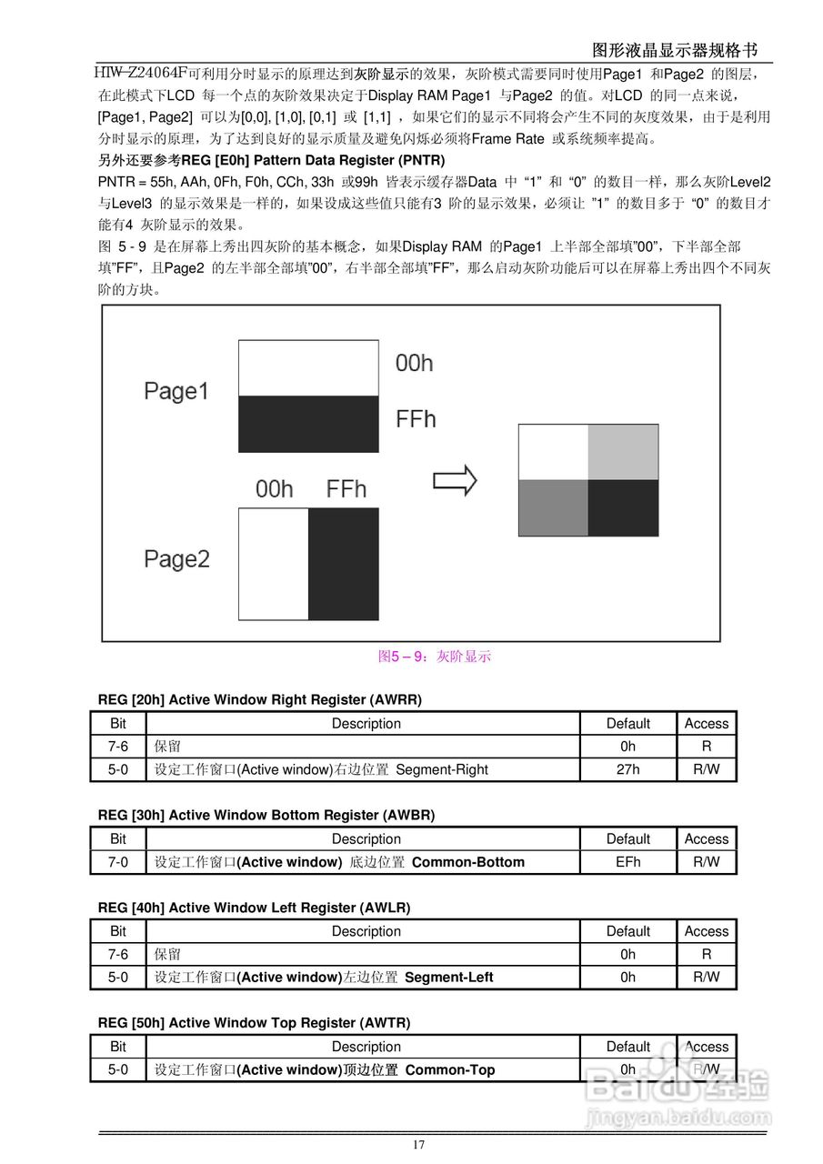 HTW-Z24064F液晶显示模块使用手册:[2]