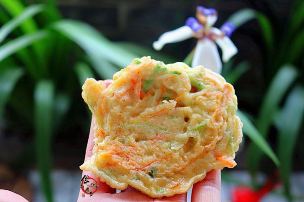 西葫芦胡萝卜鸡蛋饼