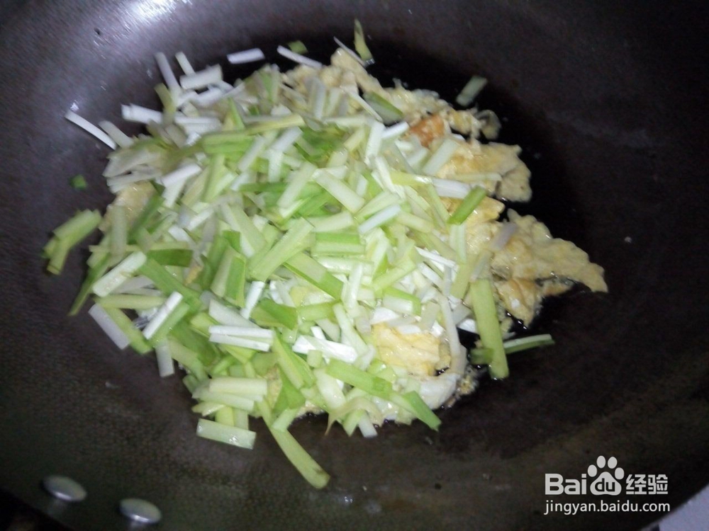 营养美味菜韭黄炒鸡蛋的做法