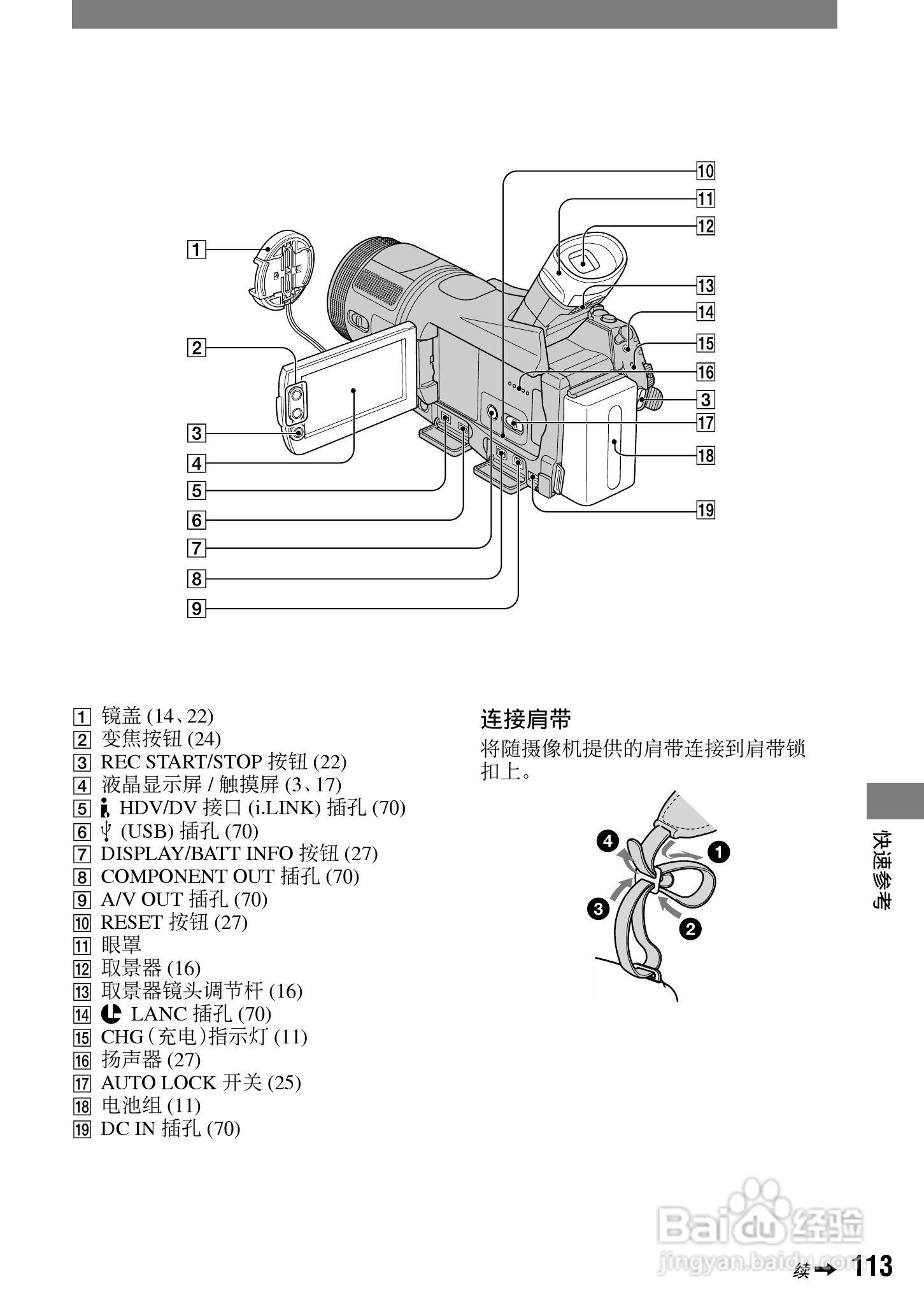 索尼HDR-HC1E数码摄像机使用说明书:[12]