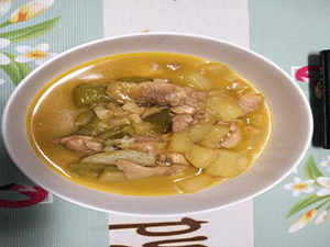 鸡肉炖茄子的做法