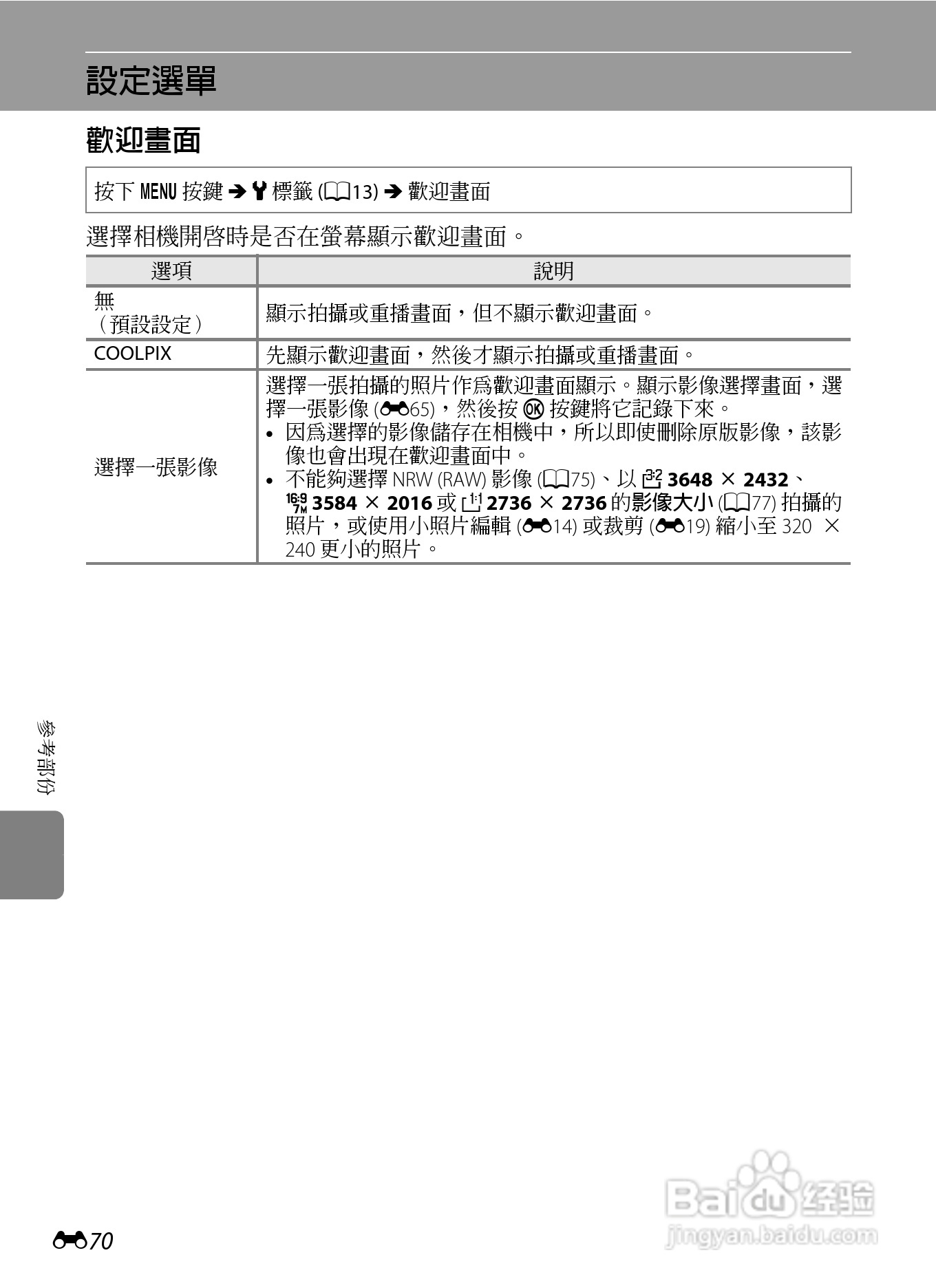 尼康P7100数码相机使用说明书:[20]