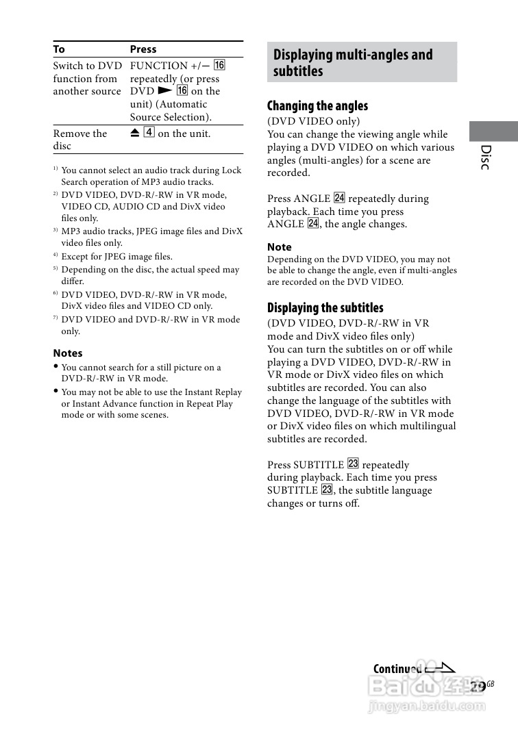索尼CMT-DH30迷你组合音响使用说明书:[2]