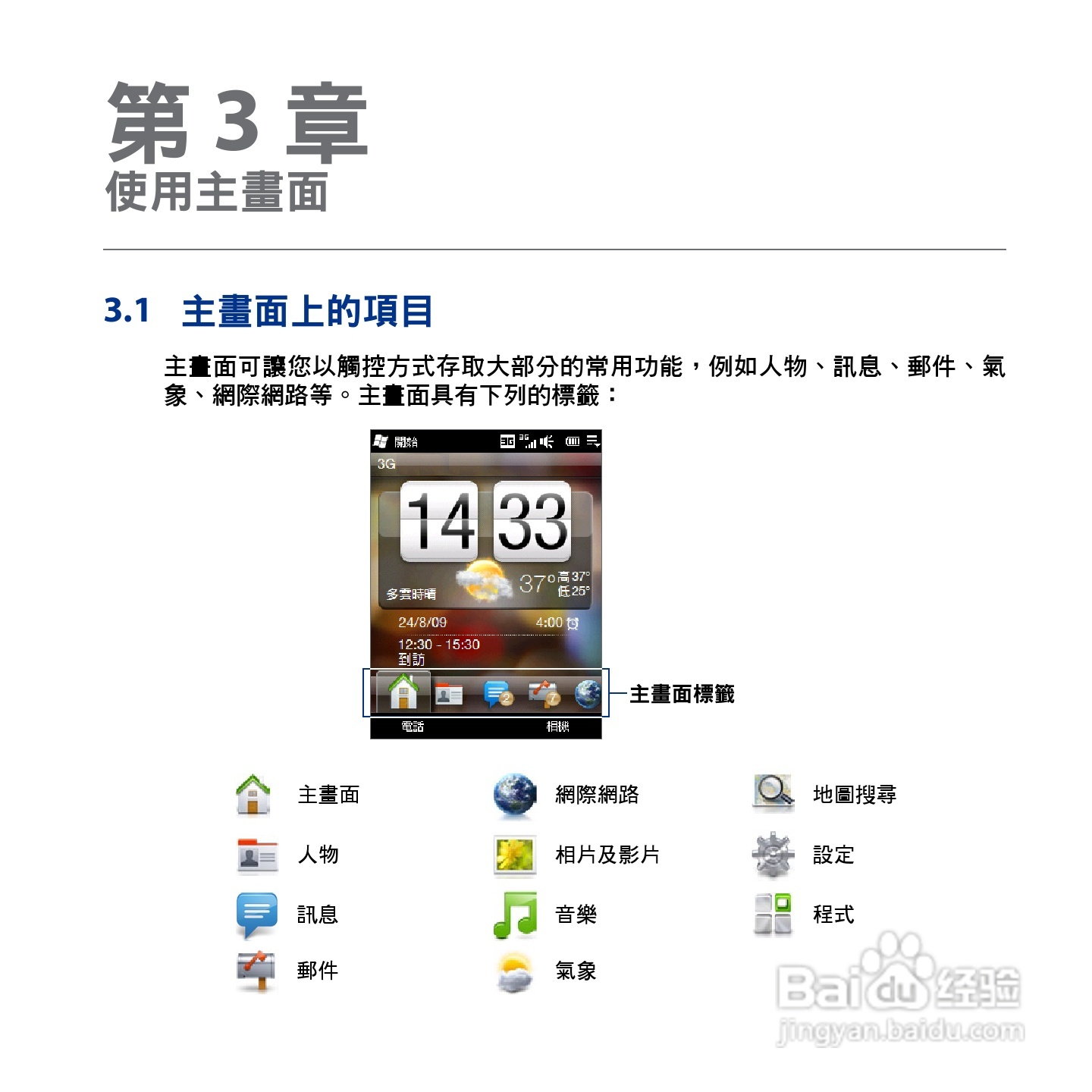 HTC Touch2手机使用手册:[7]