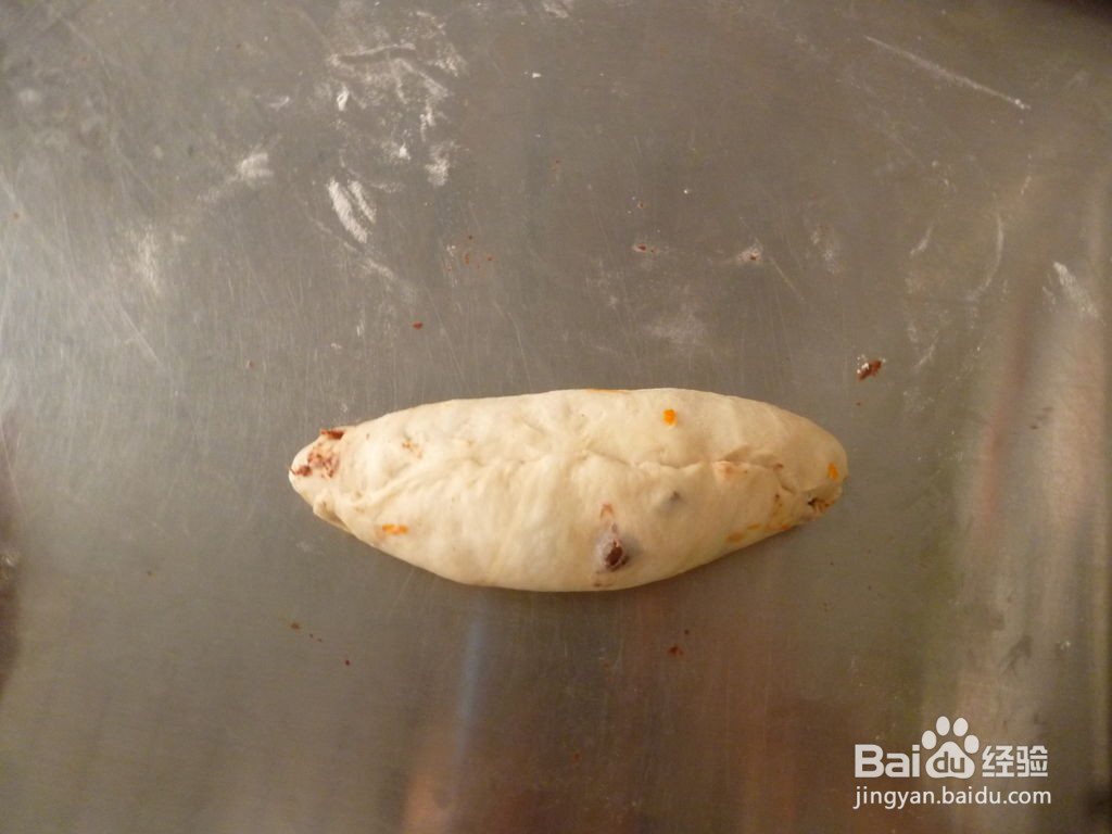 橙香巧克力面包的做法