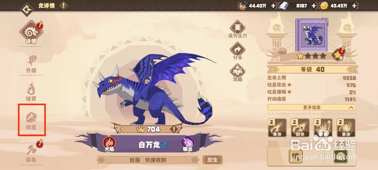 驯龙高手旅程白万龙怎么穿戴珍宝