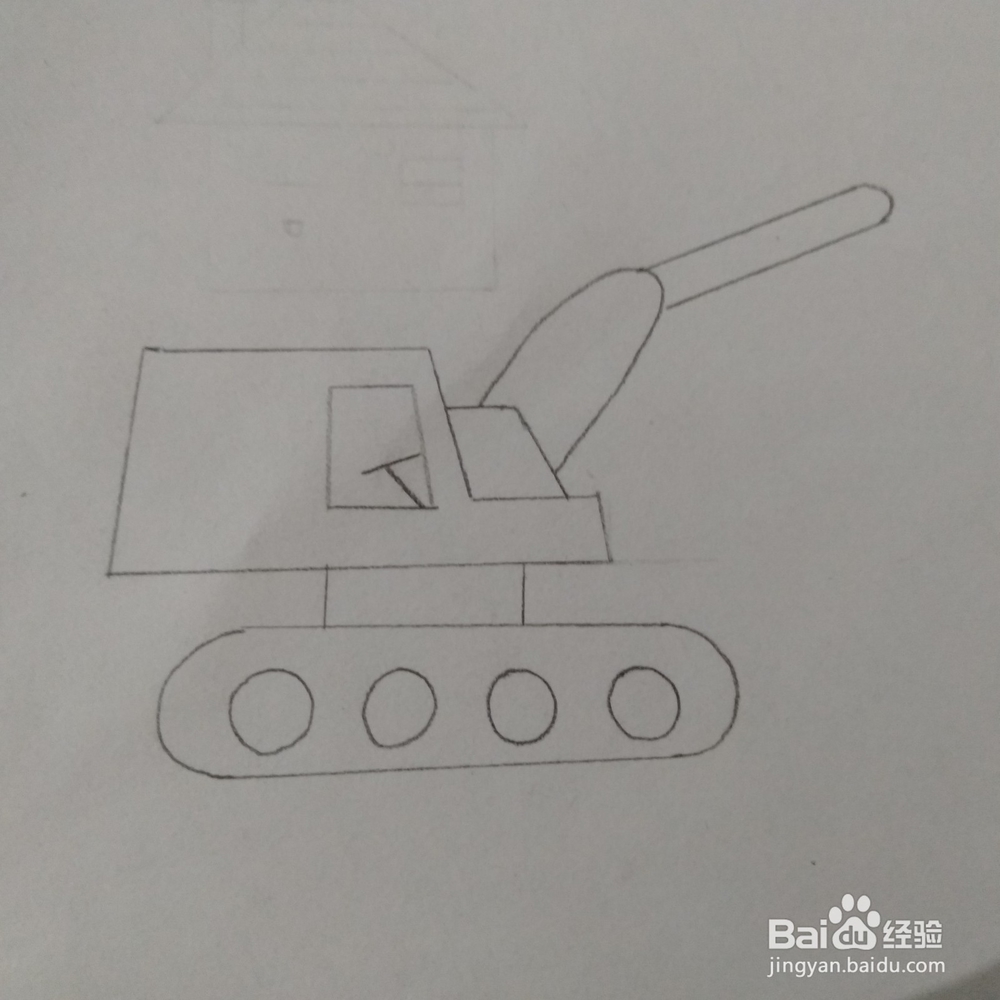 简笔画小吊车是怎了画的