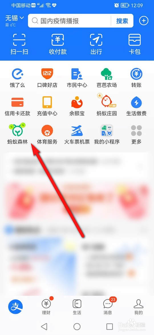 蚂蚁森林怎么浇水