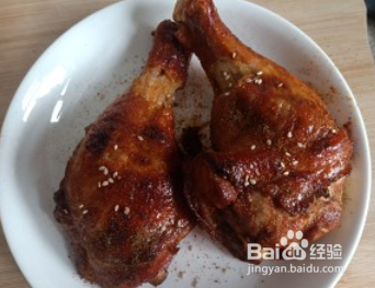 蜜汁孜然烤鸡腿