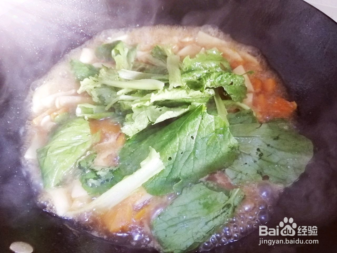 南瓜汤面片的做法