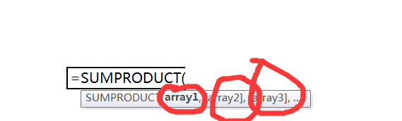 如何使用sumproduct函数