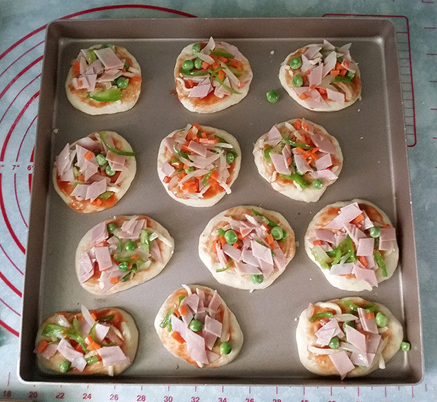 迷你火腿小披萨,你会了吗