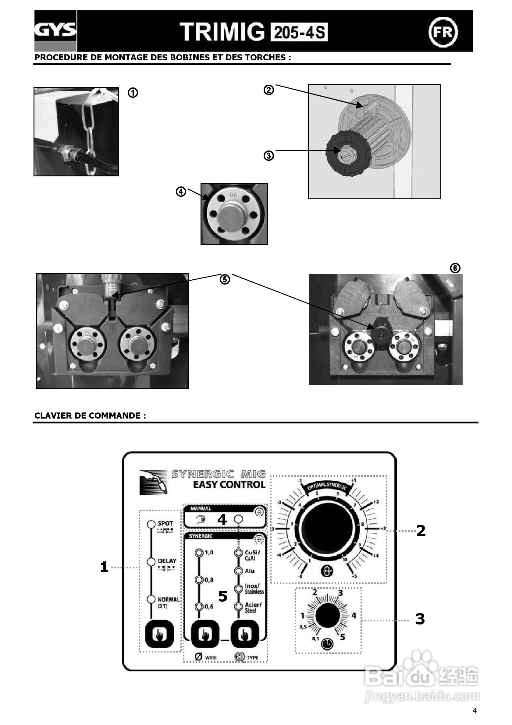 GYS TRIMIG 205-4S供应气体保护焊机说明书:[1]