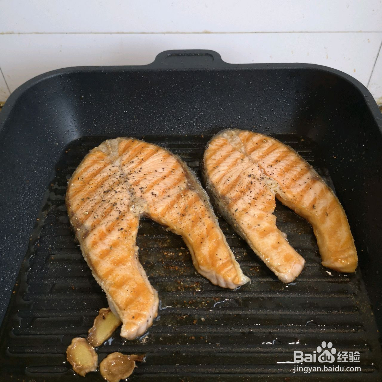 香煎三文鱼的做法