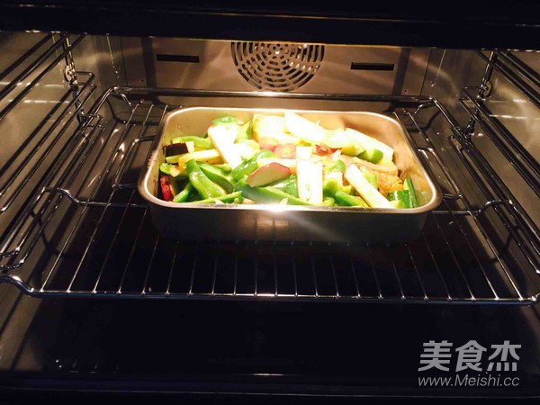 时蔬烤鱼的做法
