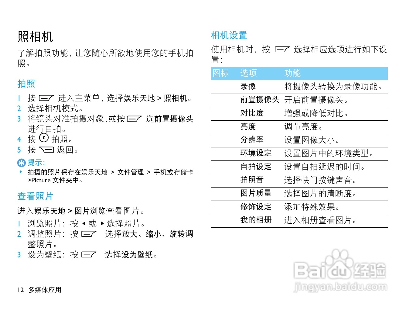 飞利浦D613手机使用说明书:[2]