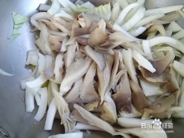 大白菜烧平菇的做法步骤