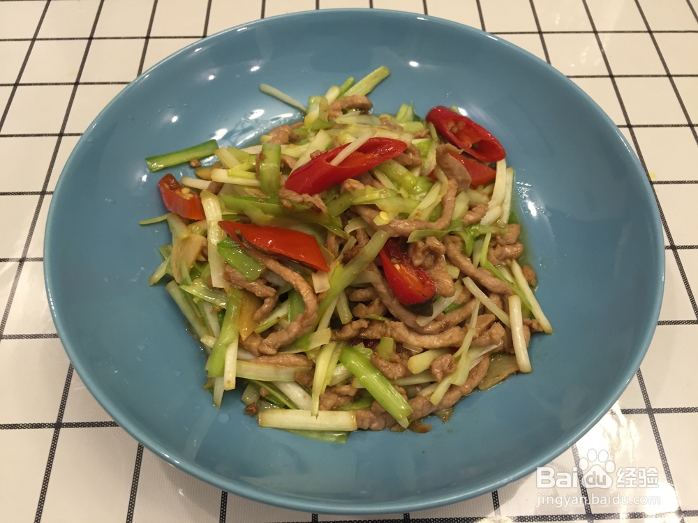 奶奶教你做韭黄肉丝