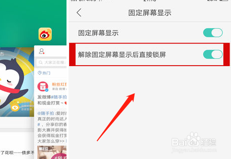 如何设置oppo r9的固定屏幕显示功能？