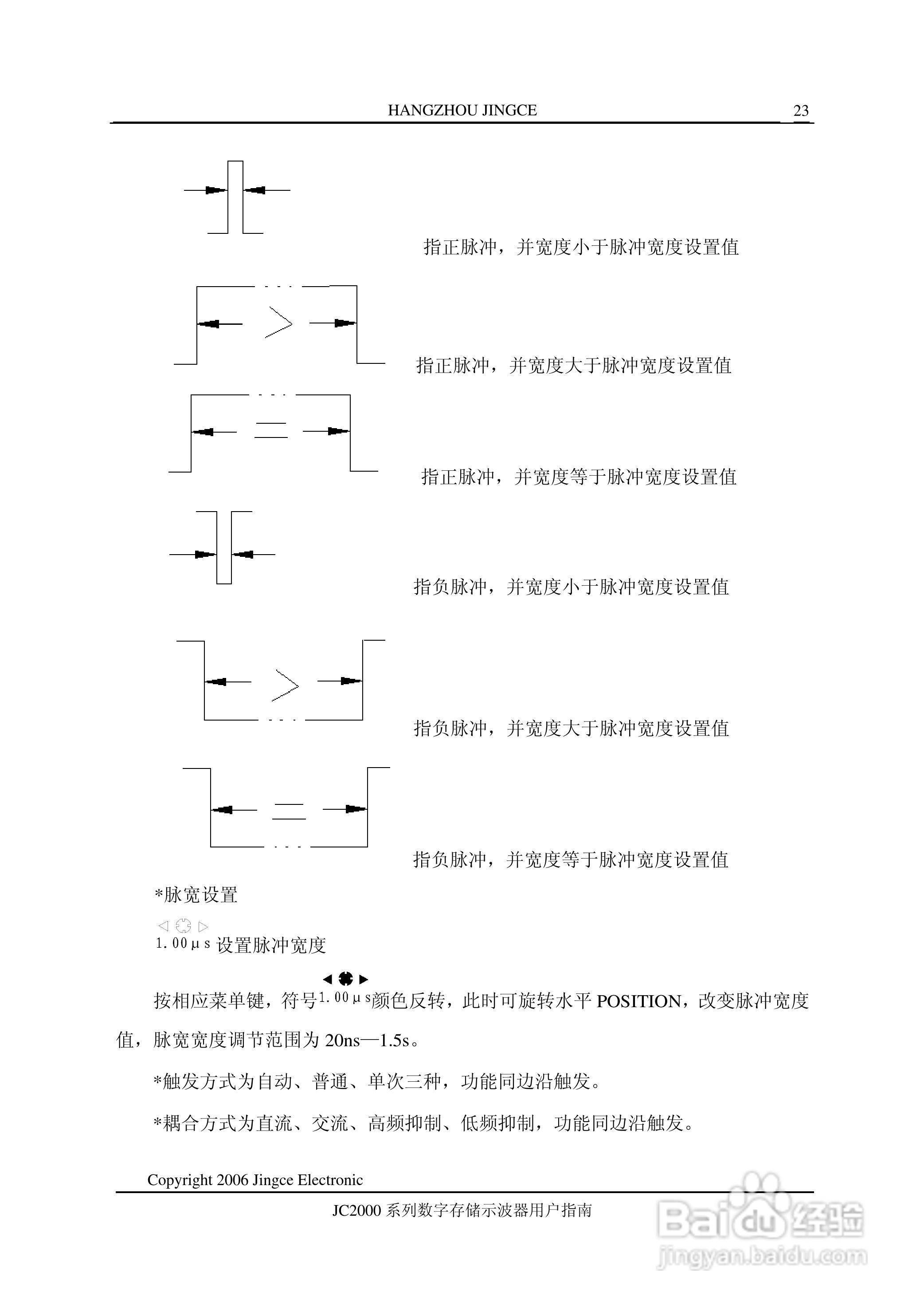 JC2101C型数字示波器使用说明书:[3]