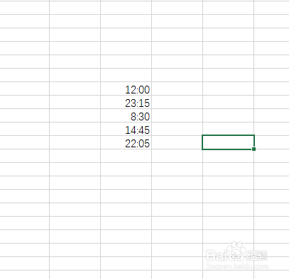 2016excel如何设置数字格式-时间的显示方式？二