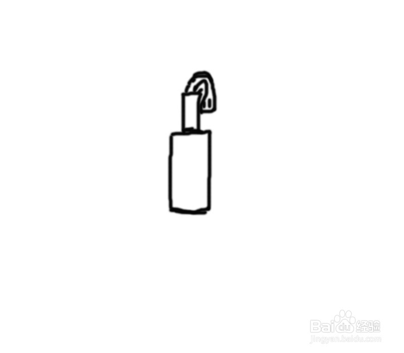 瓶子的简笔画