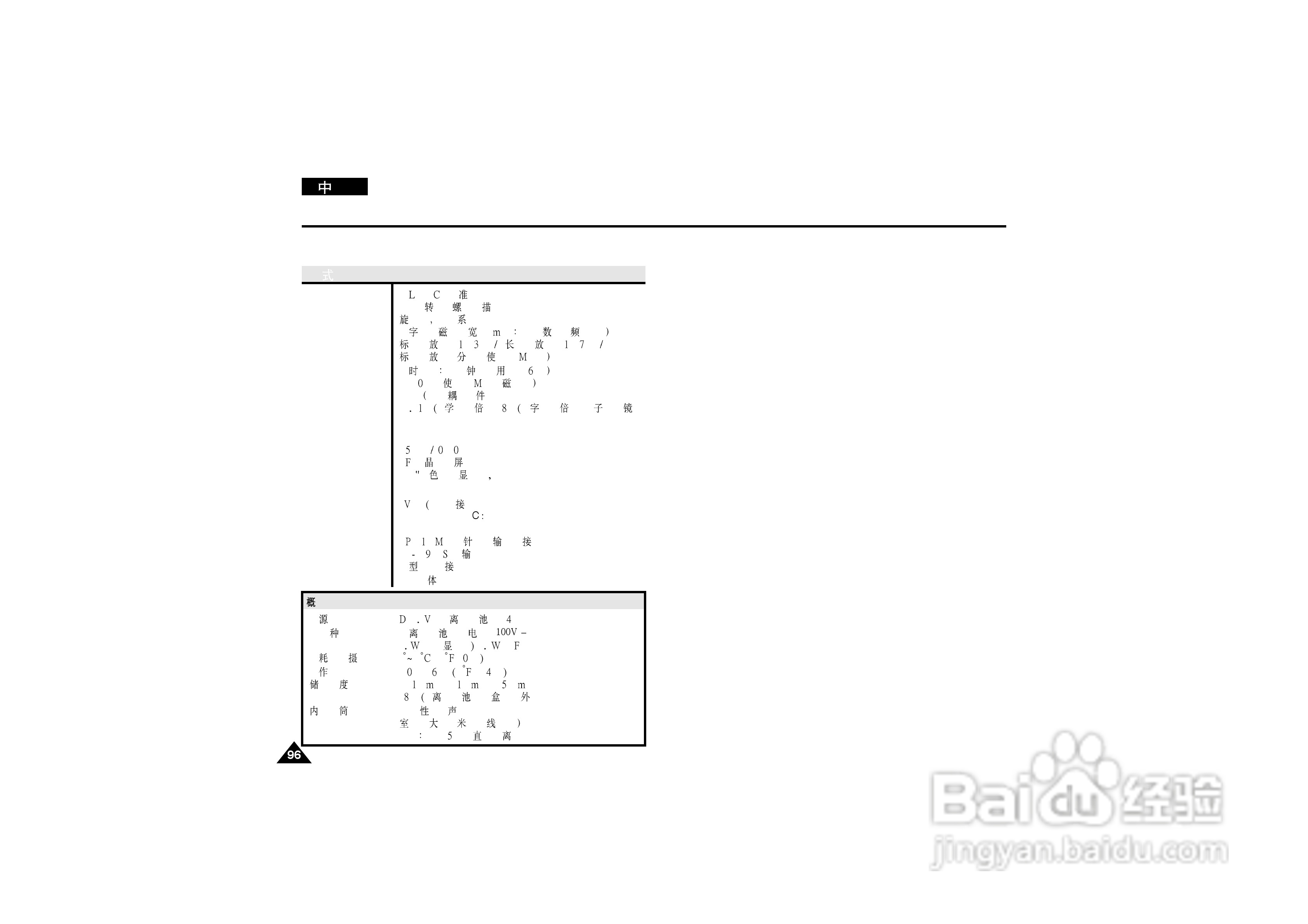 三星VP-D190MS数字摄录一体机用户说明书:[10]