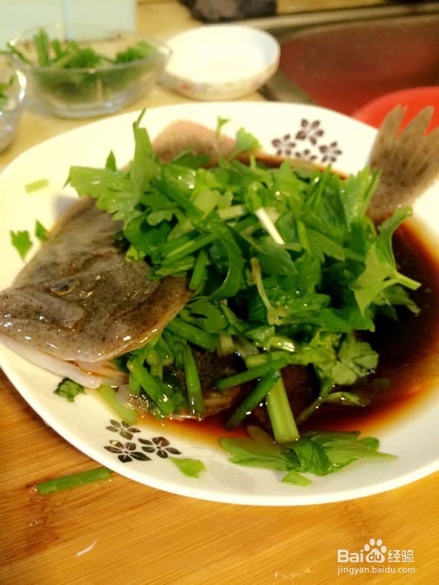 小红椒清蒸多宝鱼的做法