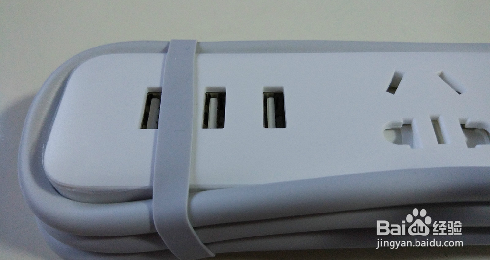 小米插线板(含3口USB 2A快充)开箱晒物