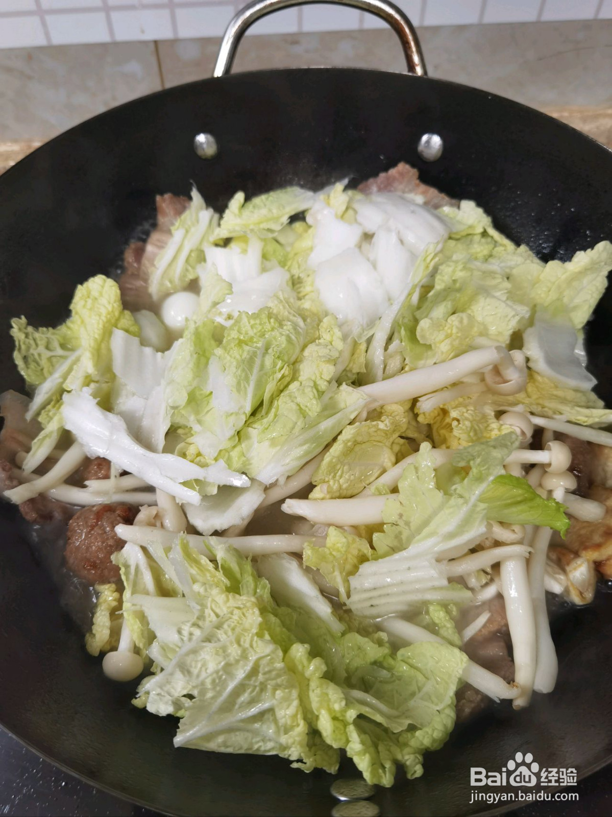 秋冬必吃五花肉烩菜锅的做法