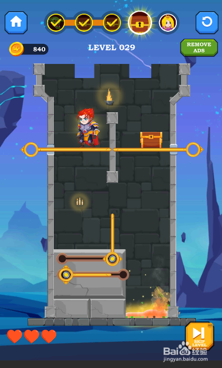 Hero Rescue Online的LEVEL 029如何通关？