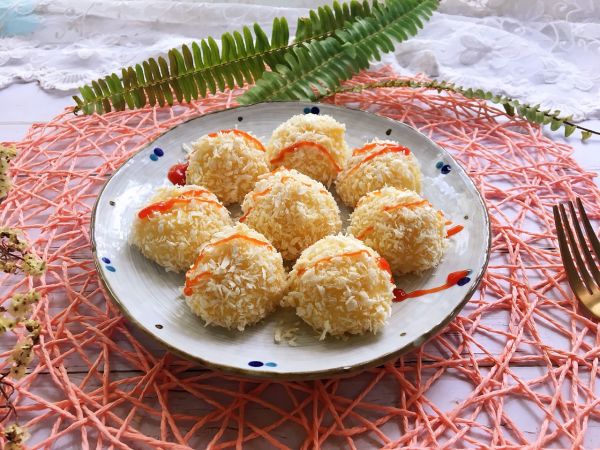 爆浆芝士土豆球