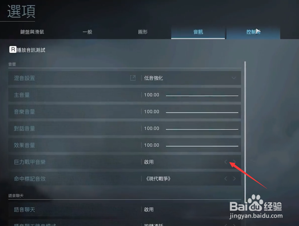 使命召唤16大逃杀音讯怎么设置