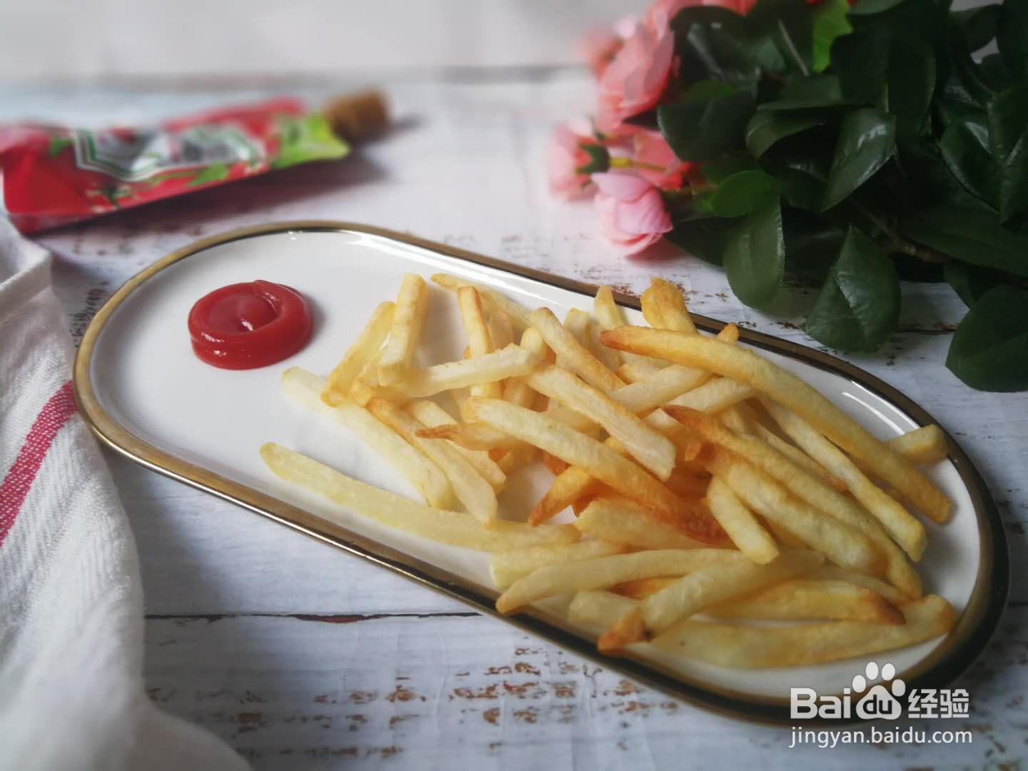 空气炸免油薯条的做法