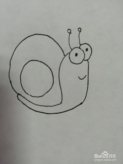 简笔画蜗牛怎么画