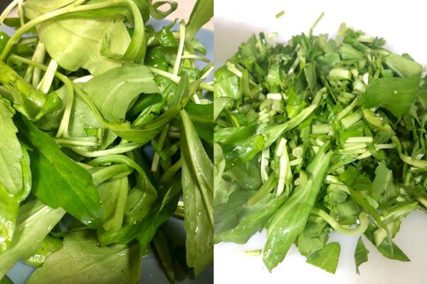 马兰头紫米烩饭