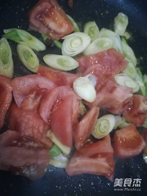 西红柿鸡蛋炒刀削面