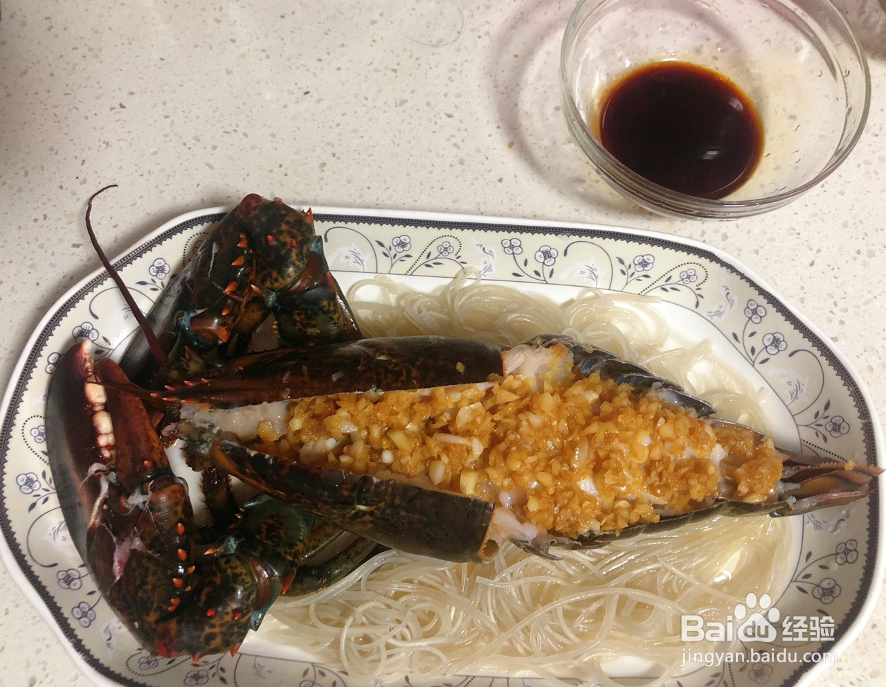 鲜美蒜蓉大龙虾的做法