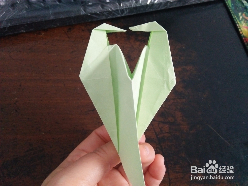 亲嘴鸟用纸怎么折